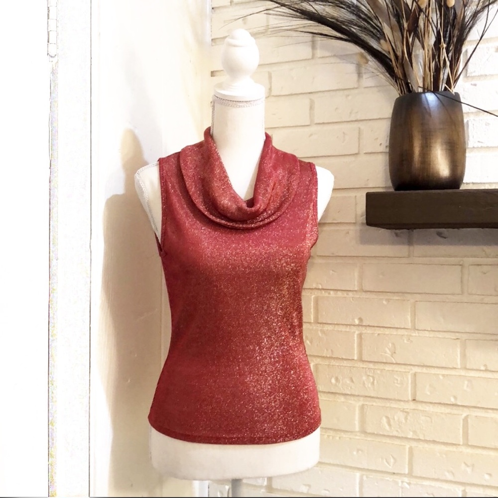 ❤️🌛⭐️ Heart Moon Star Sparkling Sleeveless Top